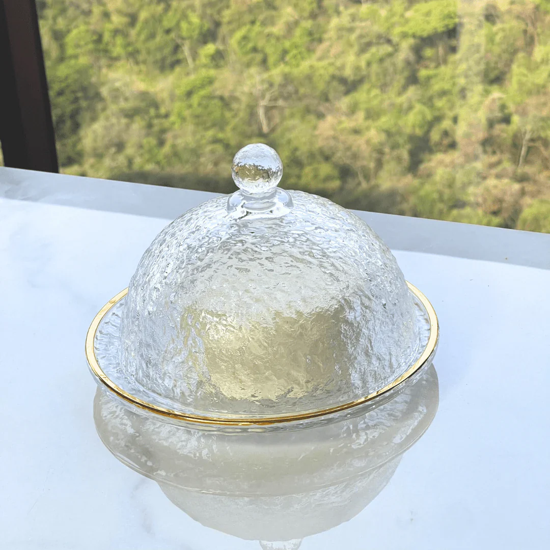 Kit para Mesa Posta de Cristal Martelado Petra 3 Peças - Image 9