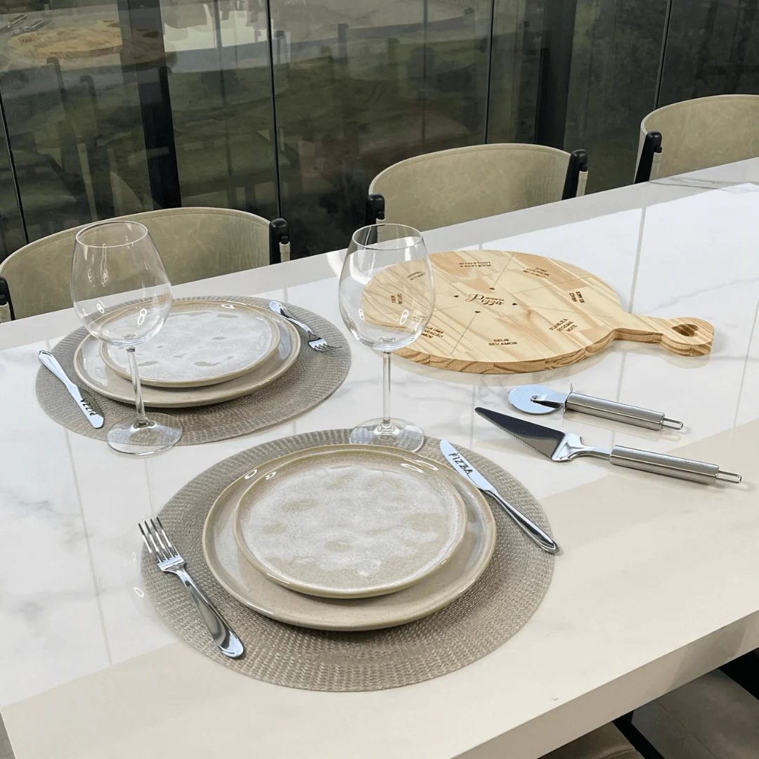 Kit para Pizza Faqueiro em Aço Inox Laguna 14 Peças Tramontina - Image 3