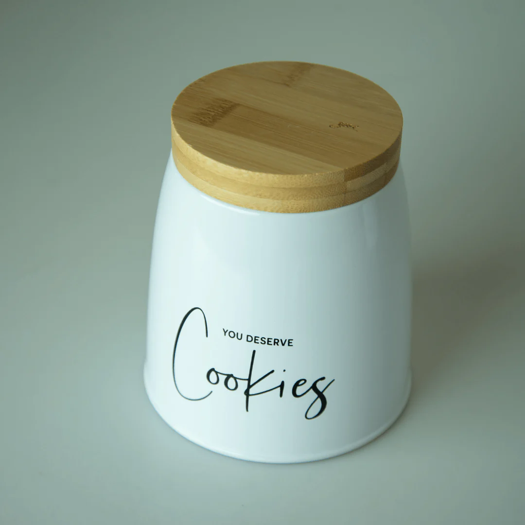 Lata Porta Condimentos Sunshine Cookies Branco 1,1 Litros - Image 2