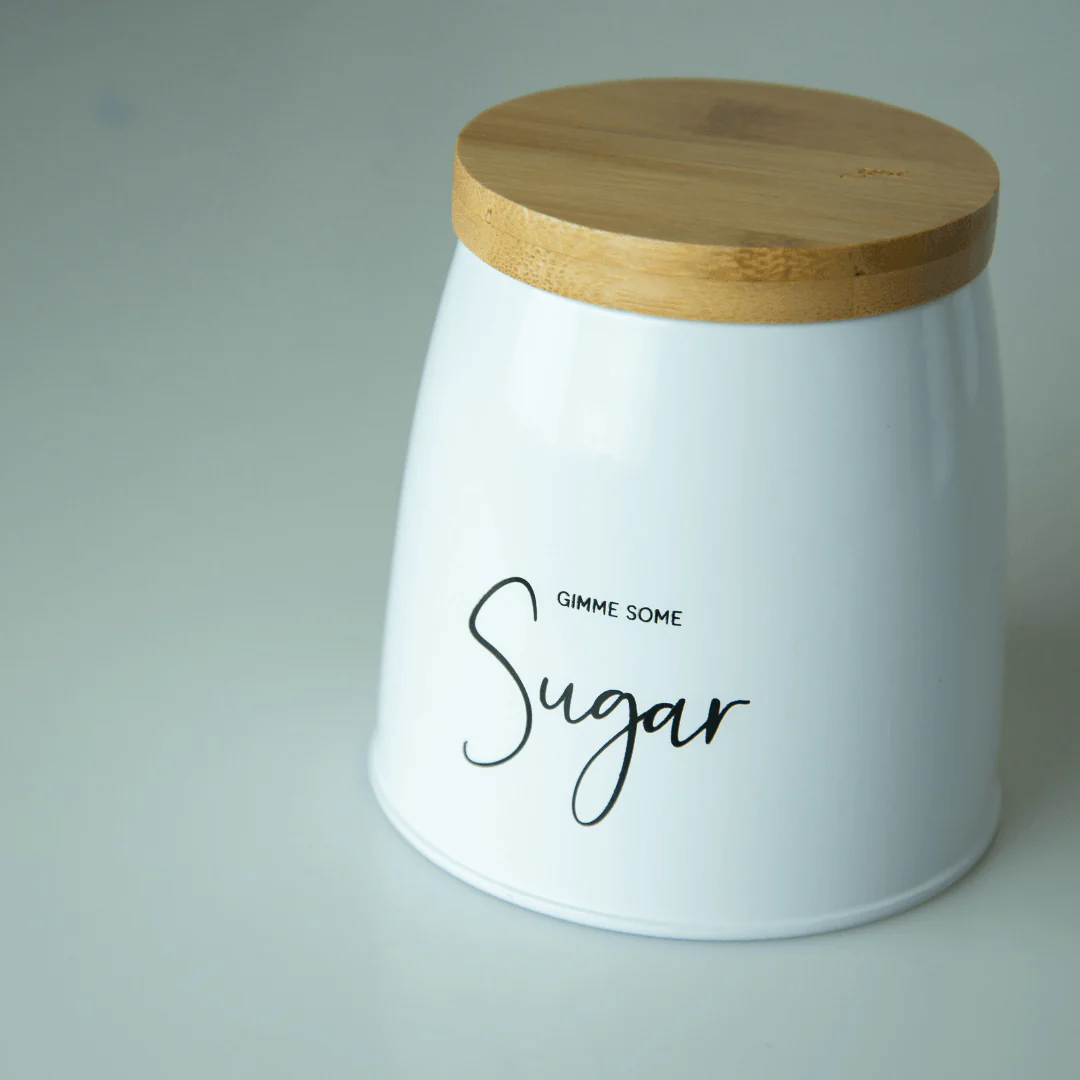 Lata Porta Condimentos Sunshine Sugar Branco 800ml - Image 2