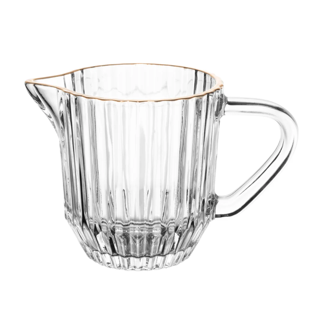 Leiteira de Cristal Imperatriz Fio de Ouro 220ml - Image 7