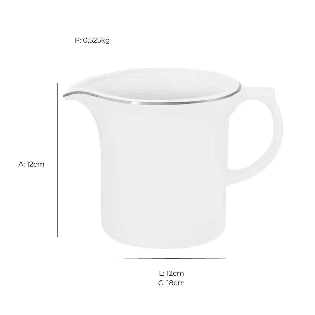 Leiteira de Porcelana Isabel 600ml - Image 4