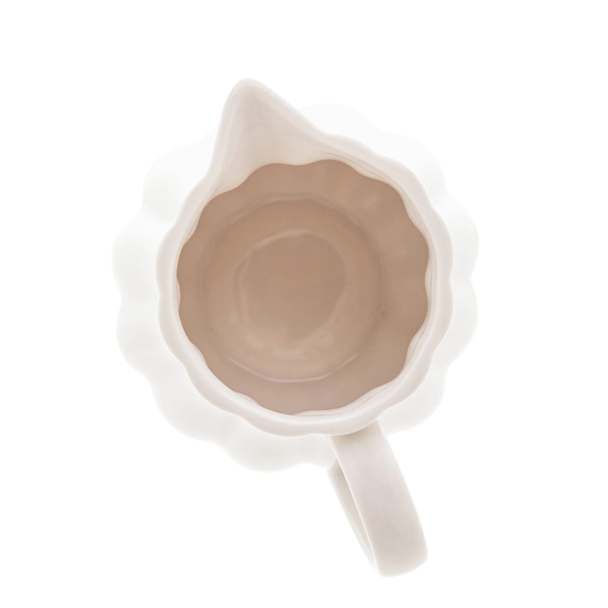 Leiteira de Porcelana Petala Branca 220ml - Image 3