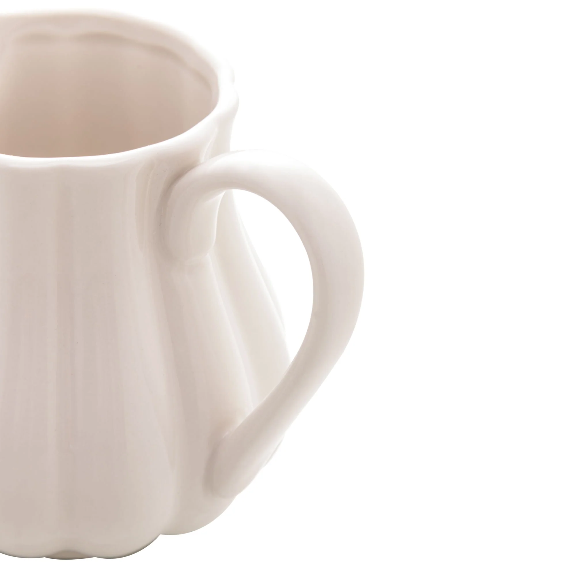 Leiteira de Porcelana Petala Branca 220ml - Image 4