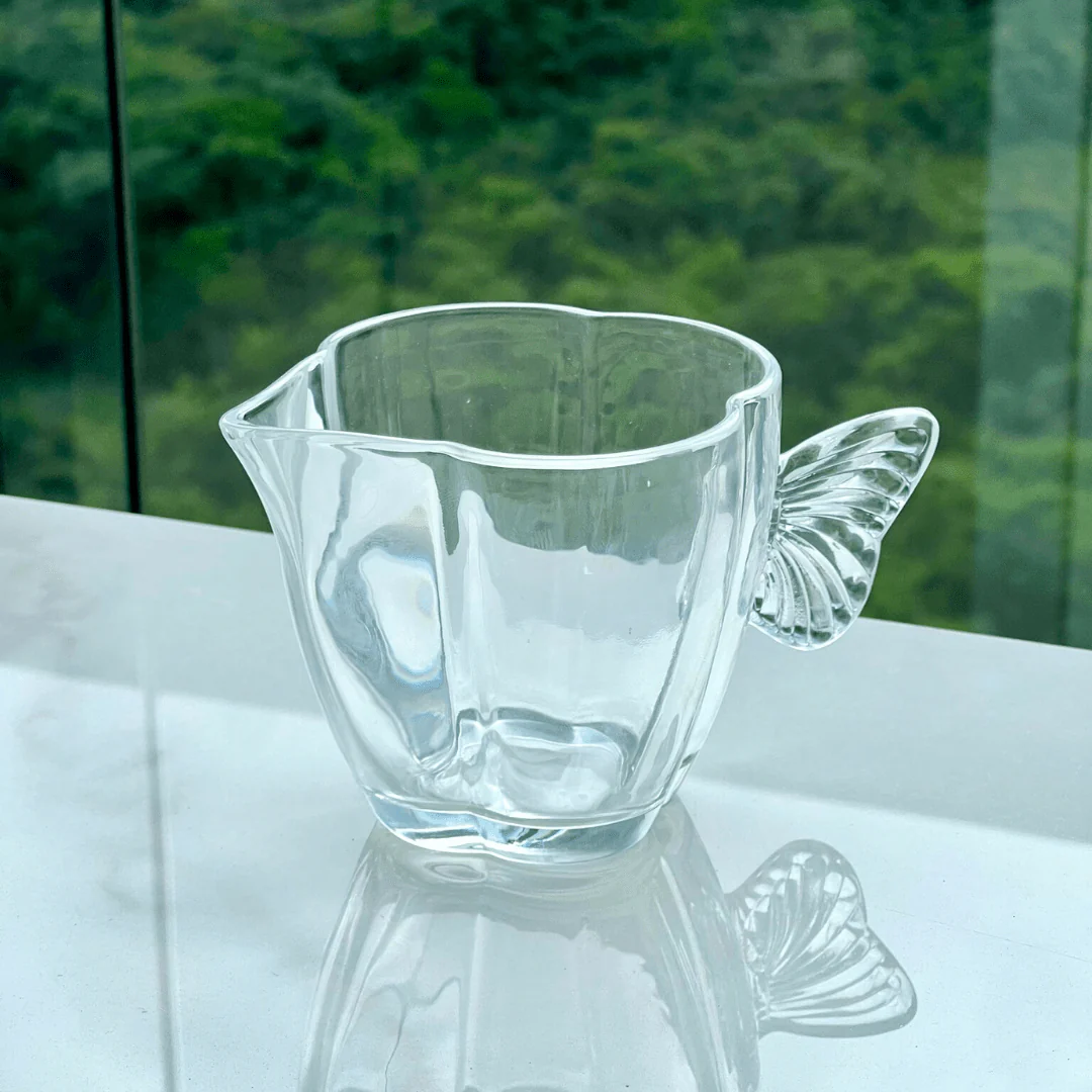 Leiteira de Vidro Butterfly 230ml - Image 3
