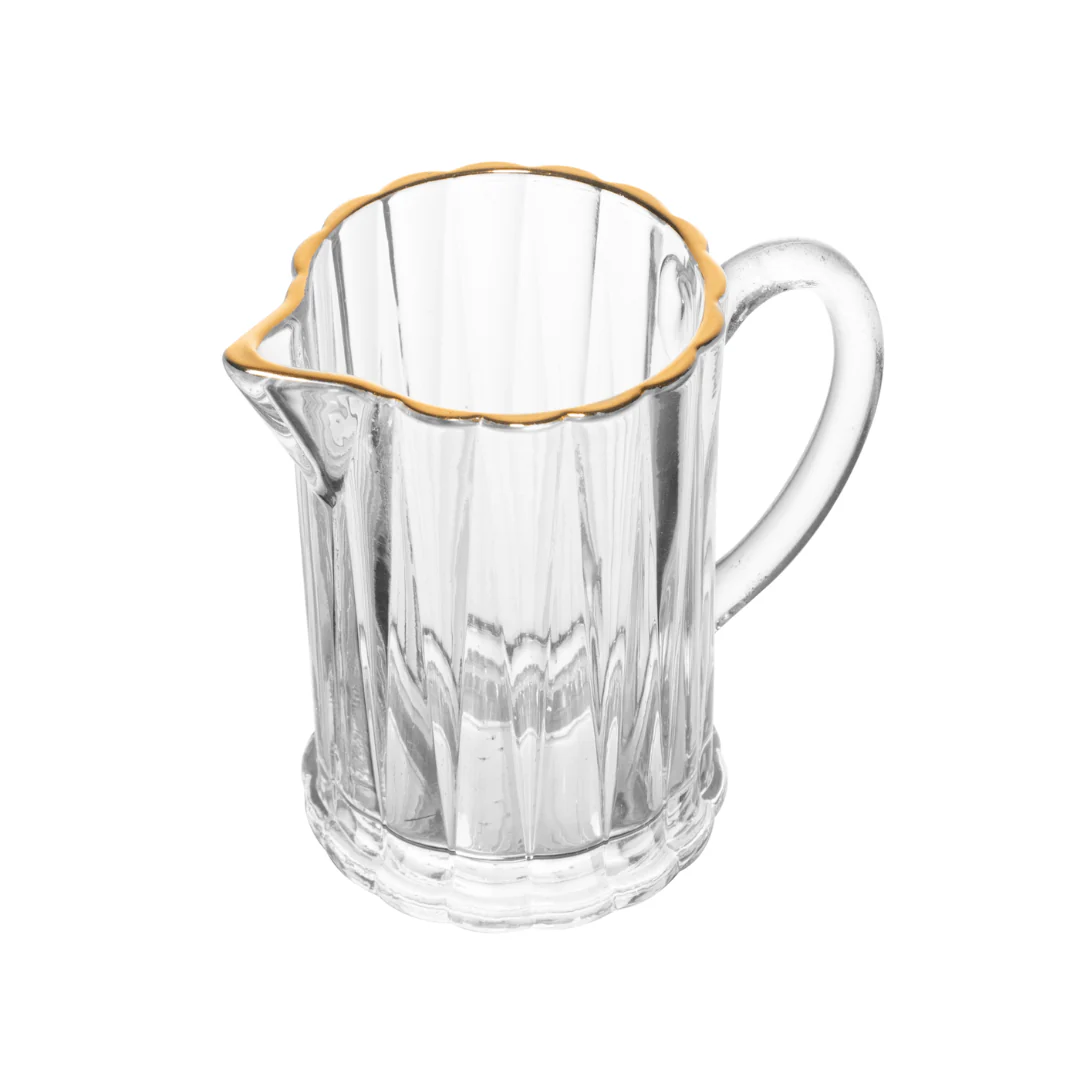 Leiteira Radial em Cristal com Fio de Ouro 290ml - Image 8