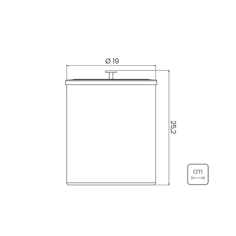 Lixeira 5 Litros Aço Inox Polido Verniz Rose Gold Luxo Tramontina - Image 4