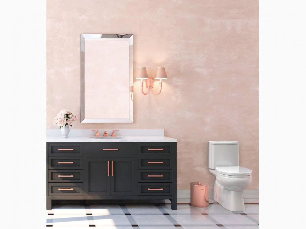Lixeira 5 Litros Aço Inox Polido Verniz Rose Gold Luxo Tramontina - Image 5
