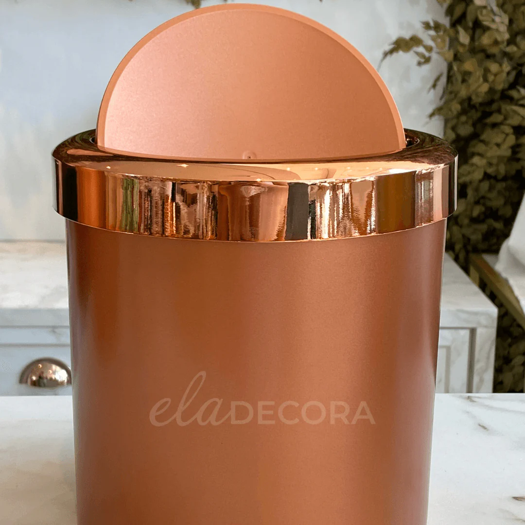 Lixeira Basculante 5 Litros Rose Gold - Image 2