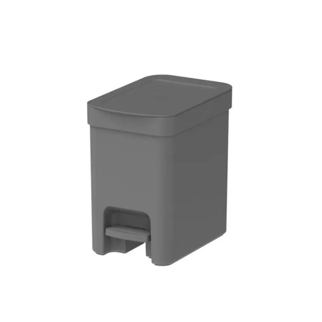 Lixeira com Pedal Trium Chumbo 6 Litros - Image 4