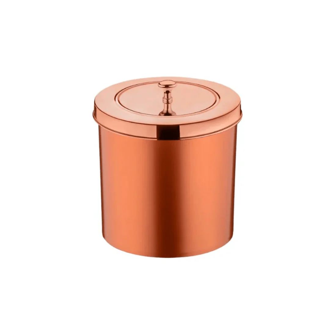 Lixeira com Tampa 5 Litros Rose Gold - Image 4