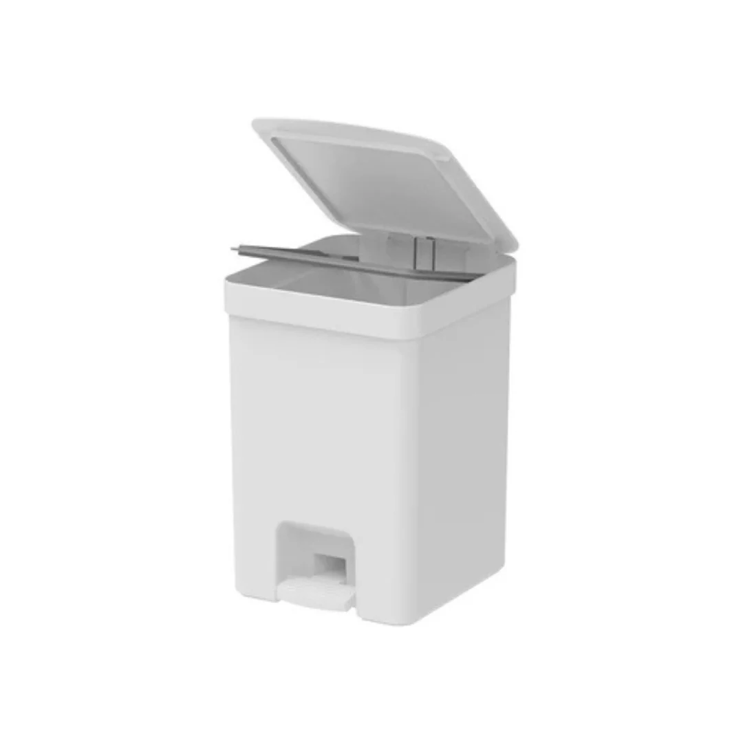 Lixeira de Pedal Trium Branco 12 Litros - Image 3