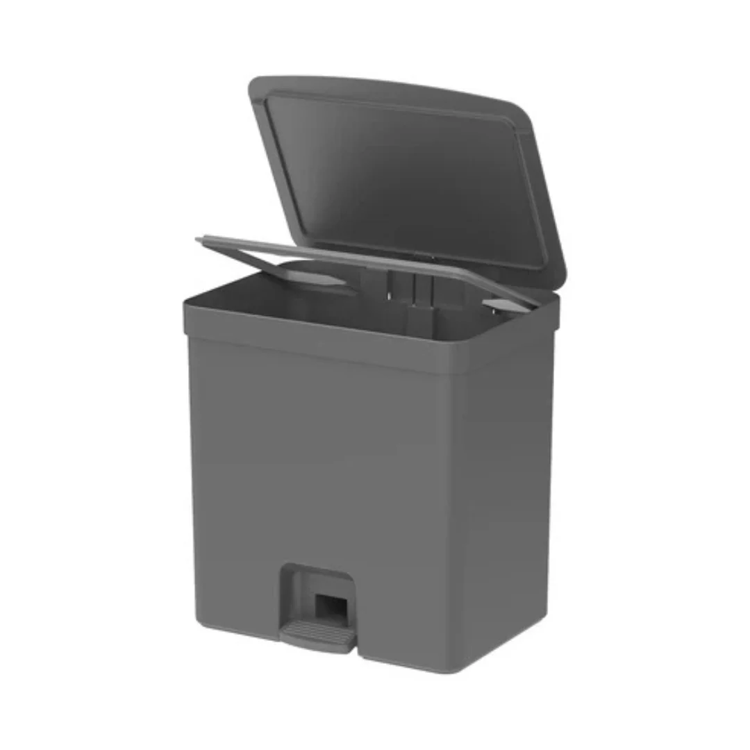 Lixeira de Pedal Trium Chumbo 20 Litros - Image 3