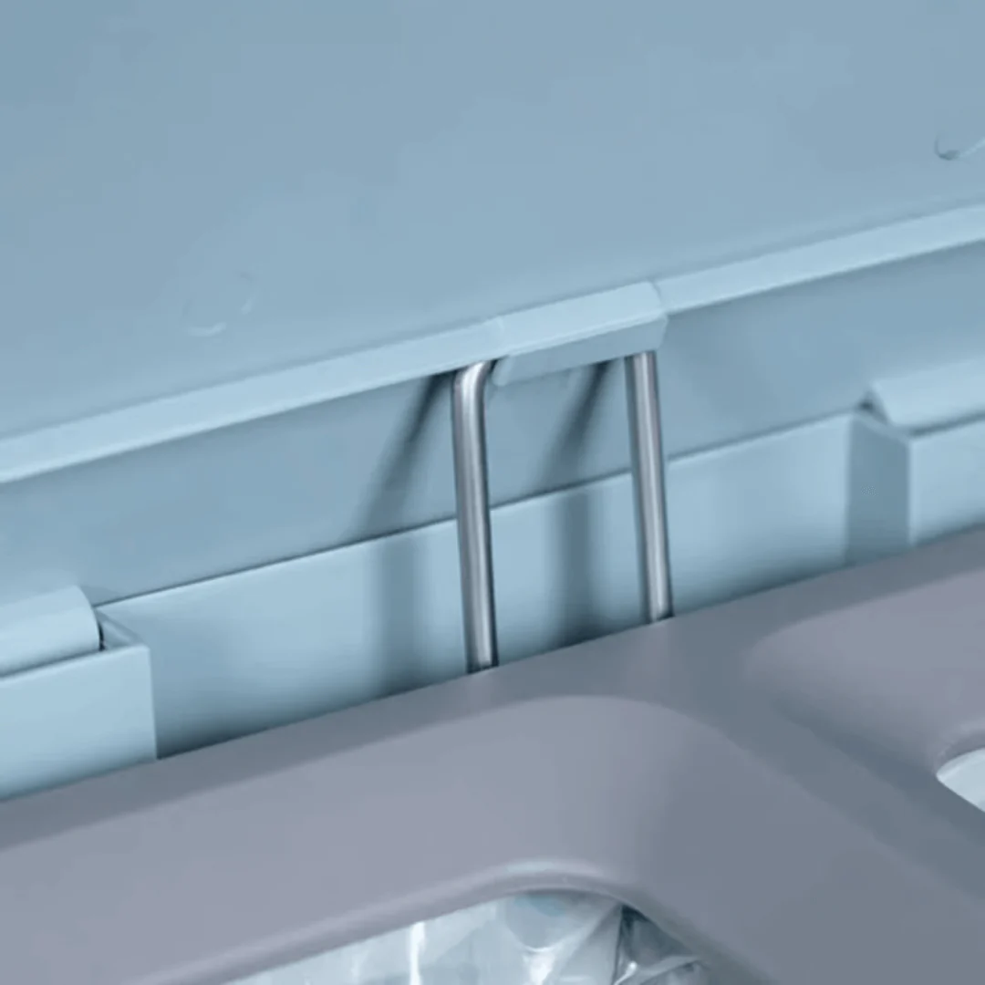 Lixeira de Pedal Trium Duplo Compartimento Branco 20 Litros - Image 7