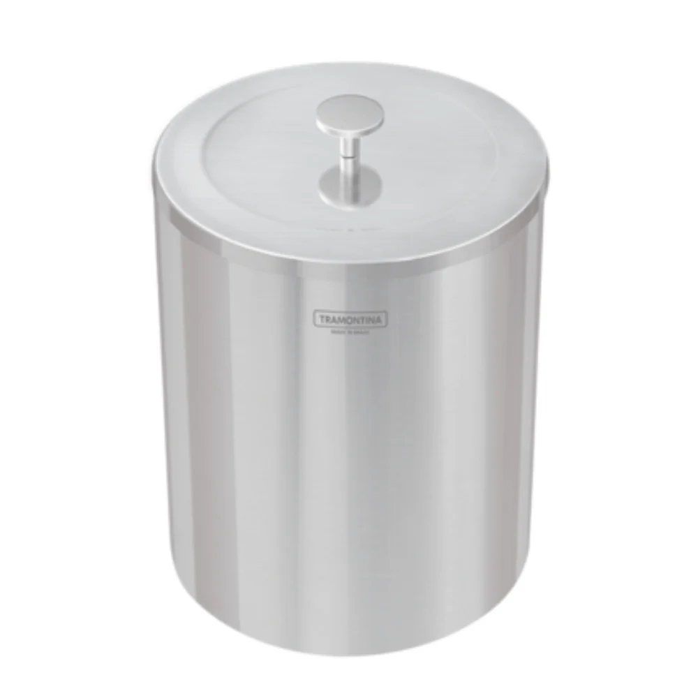 Lixeira Inox Tramontina Útil Acabamento Polido 5L Tramontina