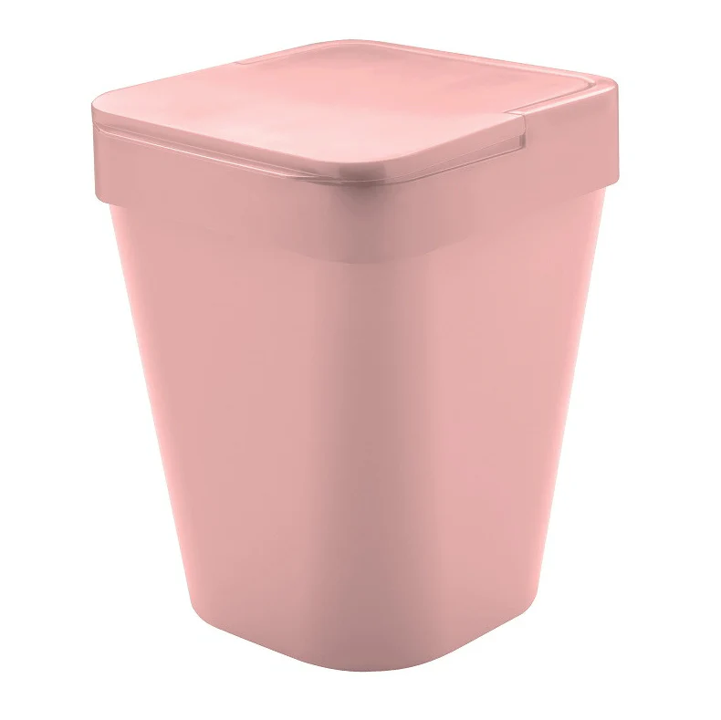Lixeira Izzi 5 Litros Rosa Quartz