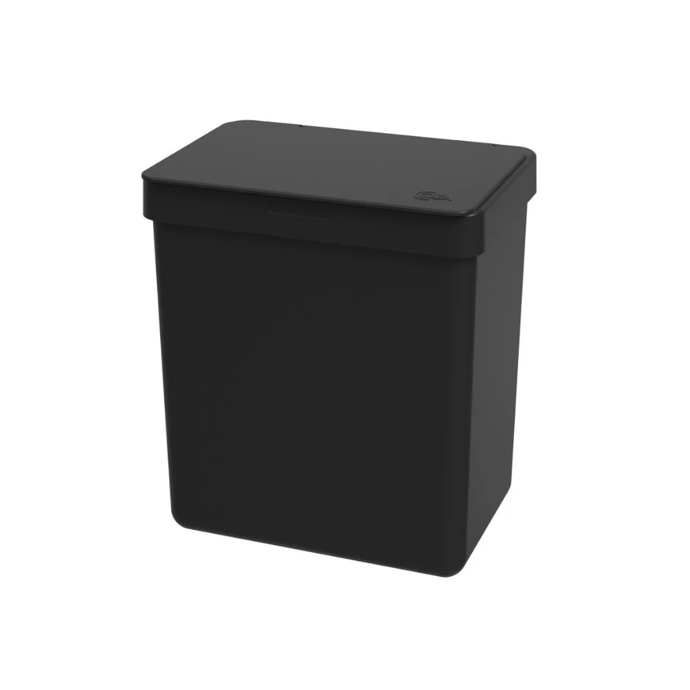 Lixeira Single Coza Preta - 2,5 litros