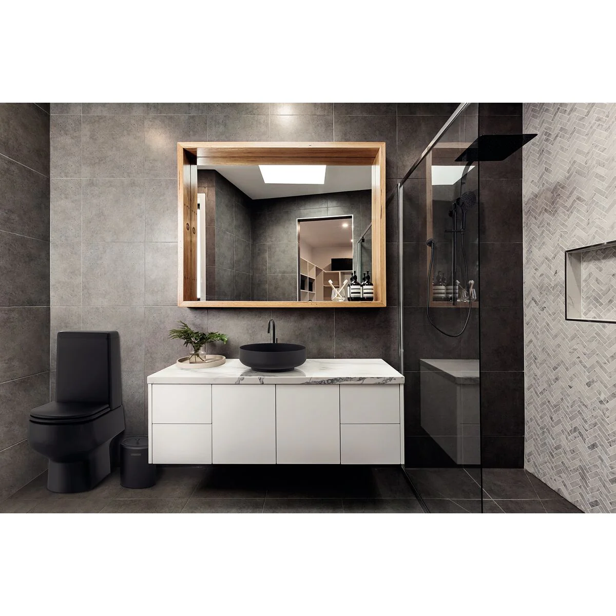 Lixeira Preta e Dourada Mix Luxo Tampa 100% Inox 5 Litros Tramontina - Image 3
