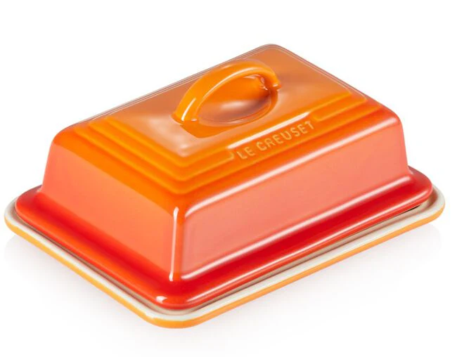 Manteigueira Cerâmica Laranja 17cm Le Creuset - Image 4