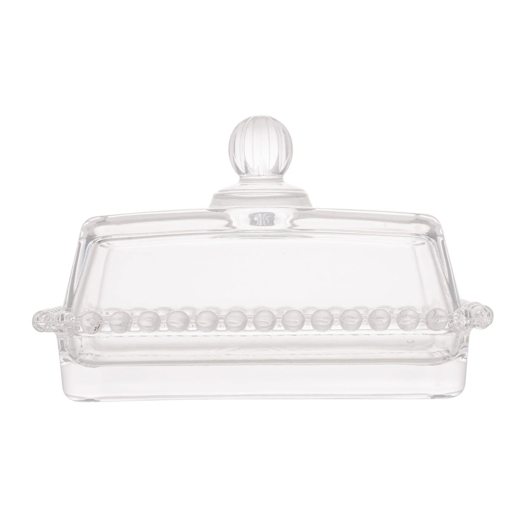 Manteigueira Cristal de Chumbo com Tampa Pearl 17cm x 10,5cm x 10cm - Image 9