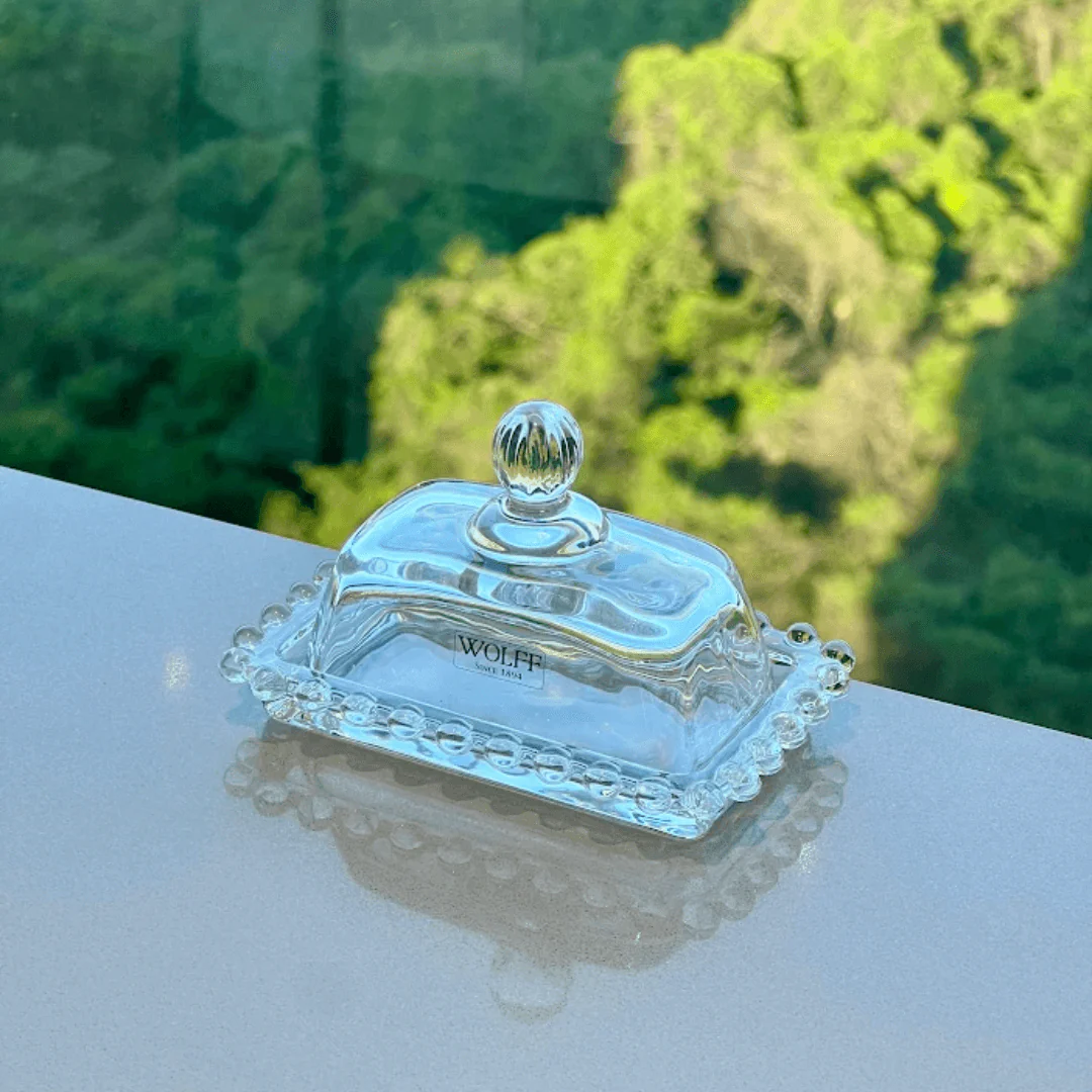 Manteigueira Cristal Pearl Bolinha - 11 cm - Image 3