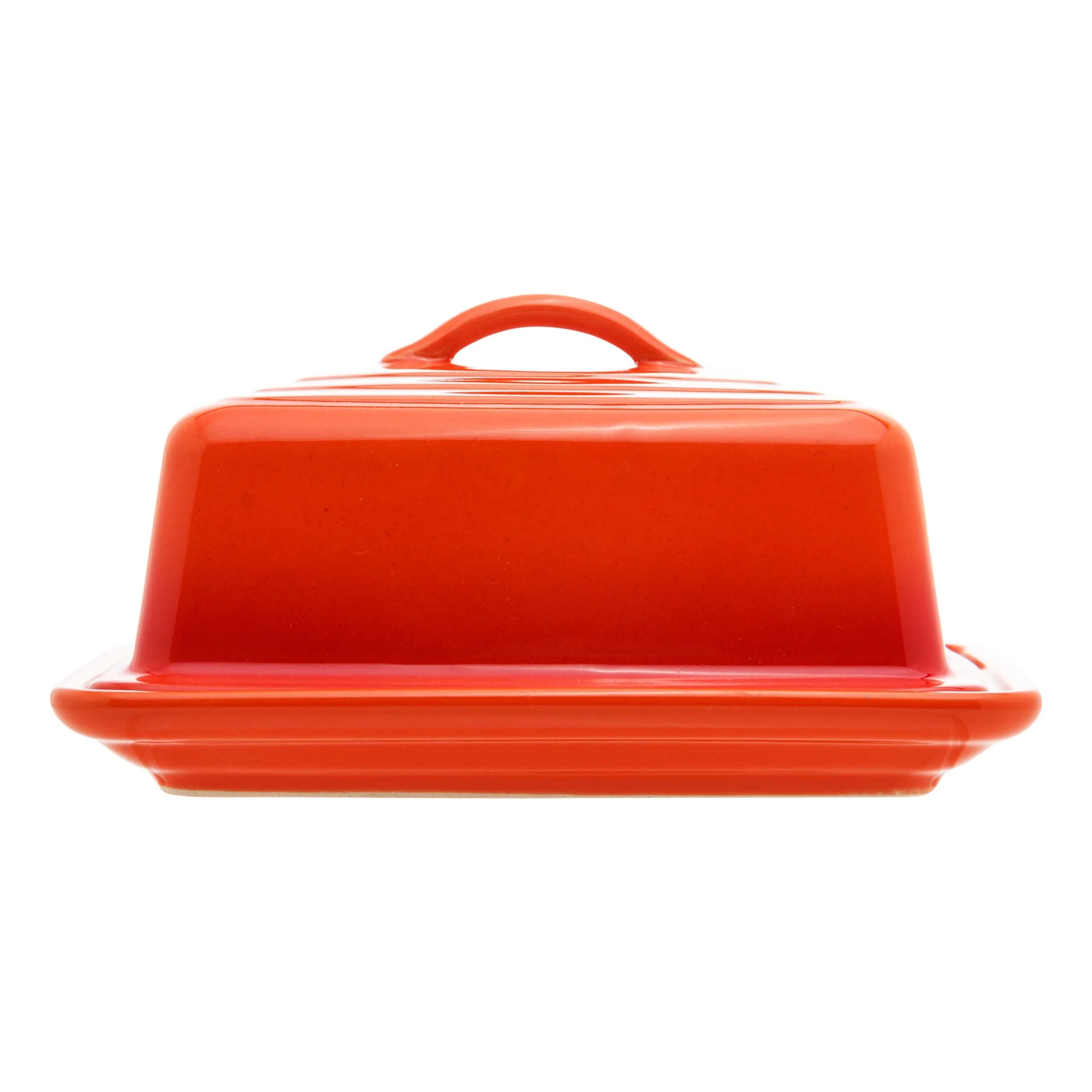 Manteigueira de Cerâmica Retrô Laranja 17cm - Image 4
