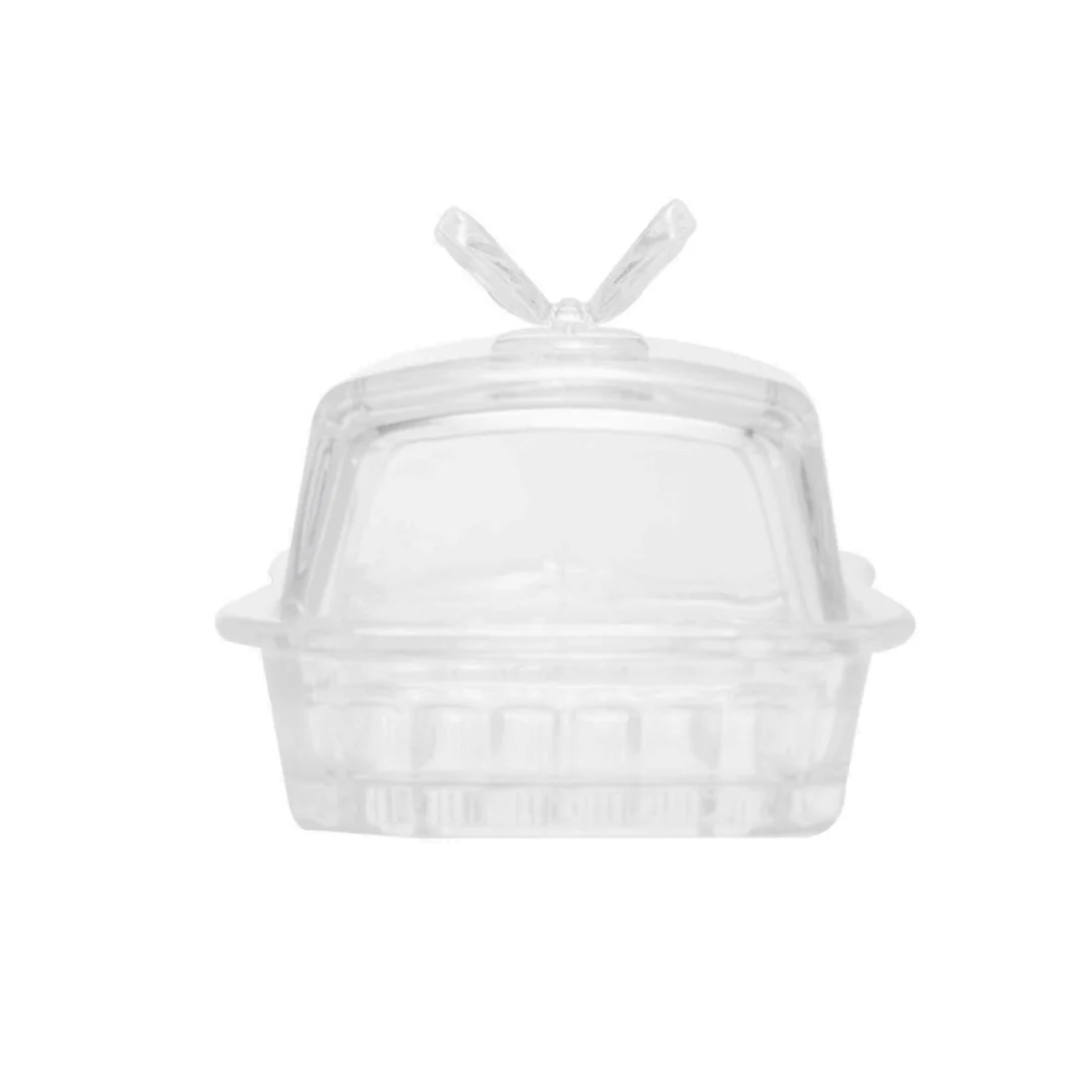 Manteigueira de Vidro com Tampa 17cm Butterfly - Image 7