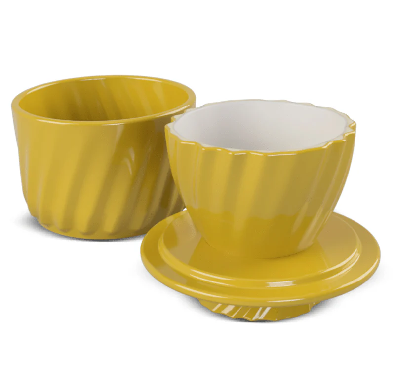Manteigueira Francesa Twist em Cerâmica Amarela 250g - Image 6