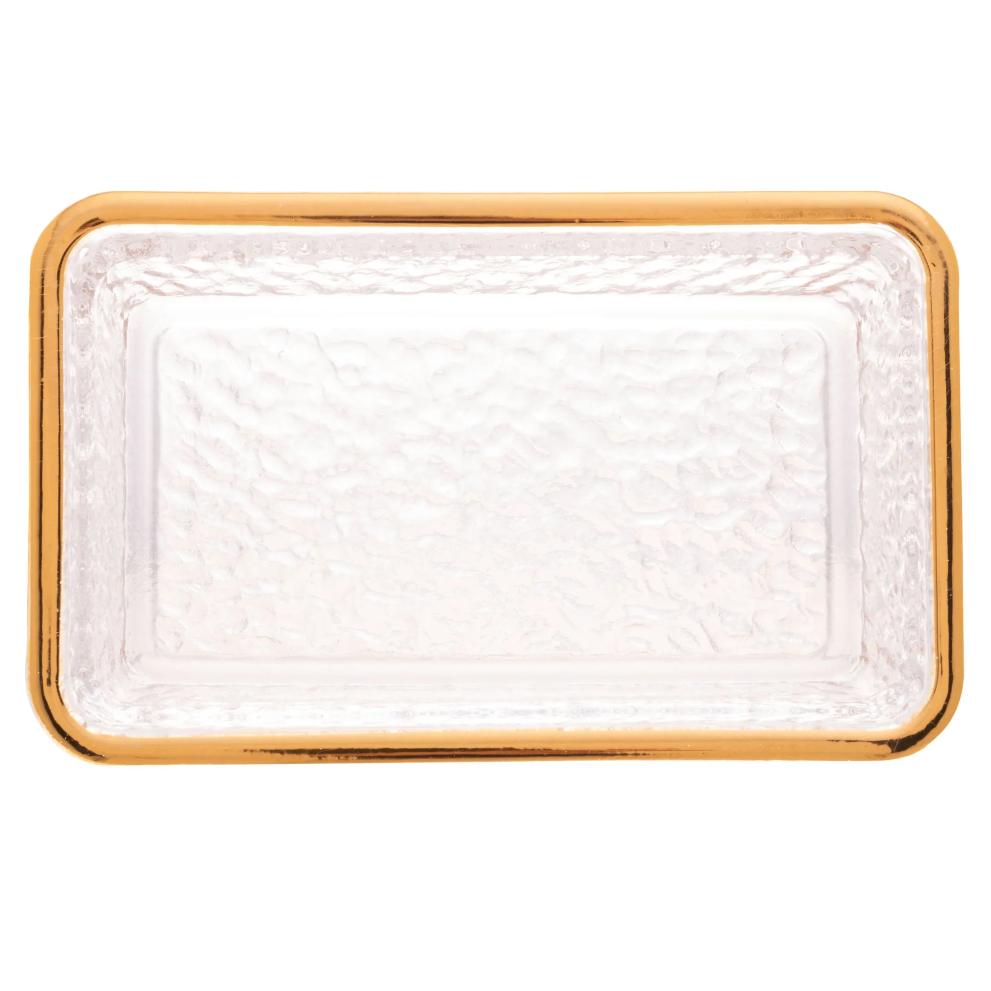 Manteigueira Petra Cristal Ecológico e Fio de Ouro com Tampa 17cm - Image 16