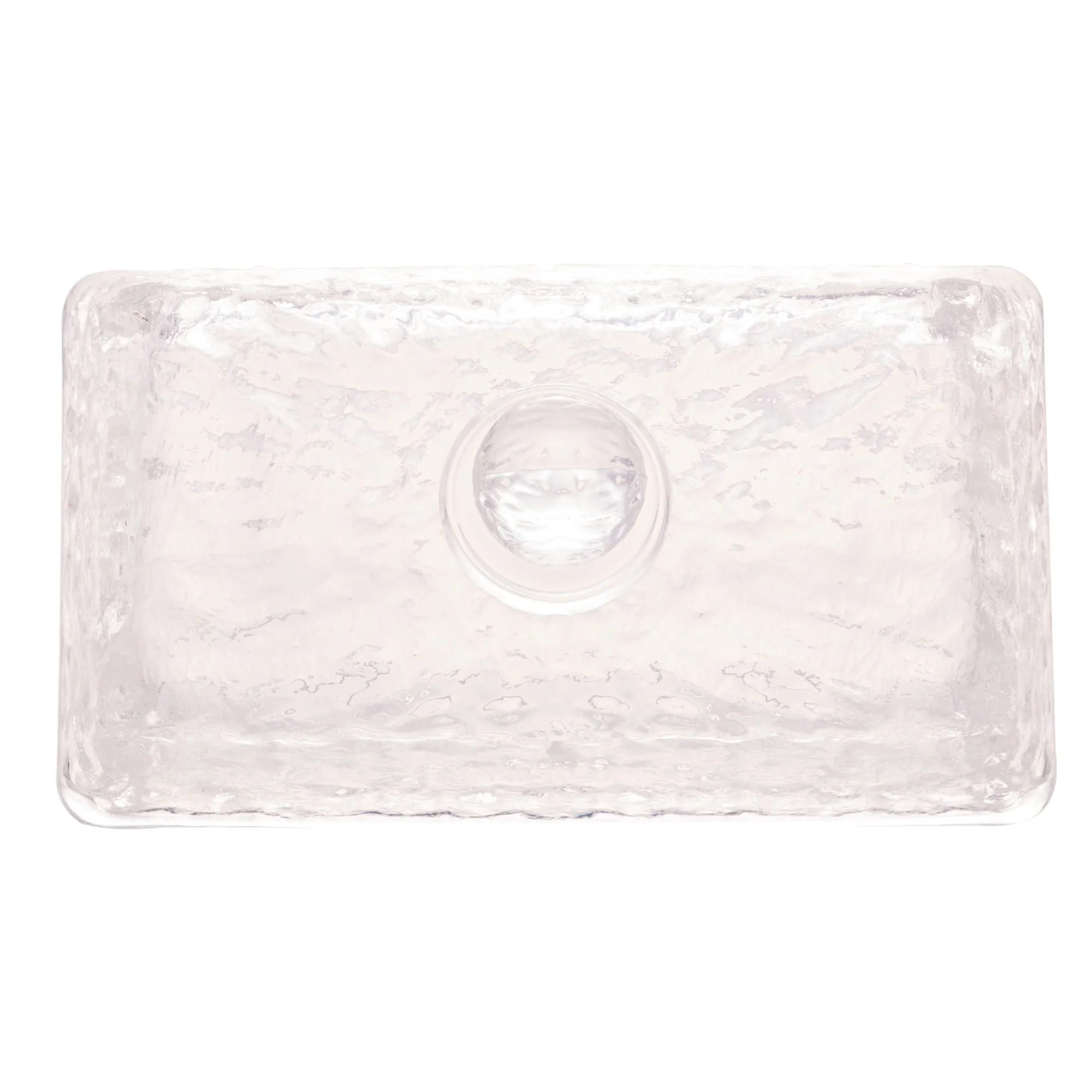 Manteigueira Petra Cristal Ecológico e Fio de Ouro com Tampa 17cm - Image 17