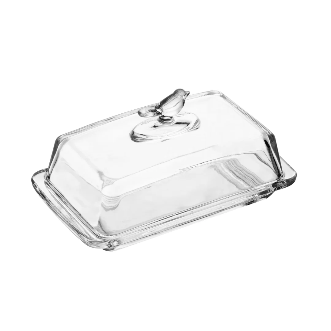Manteigueira Retangular com Tampa Bird Cristal 18cm - Image 6