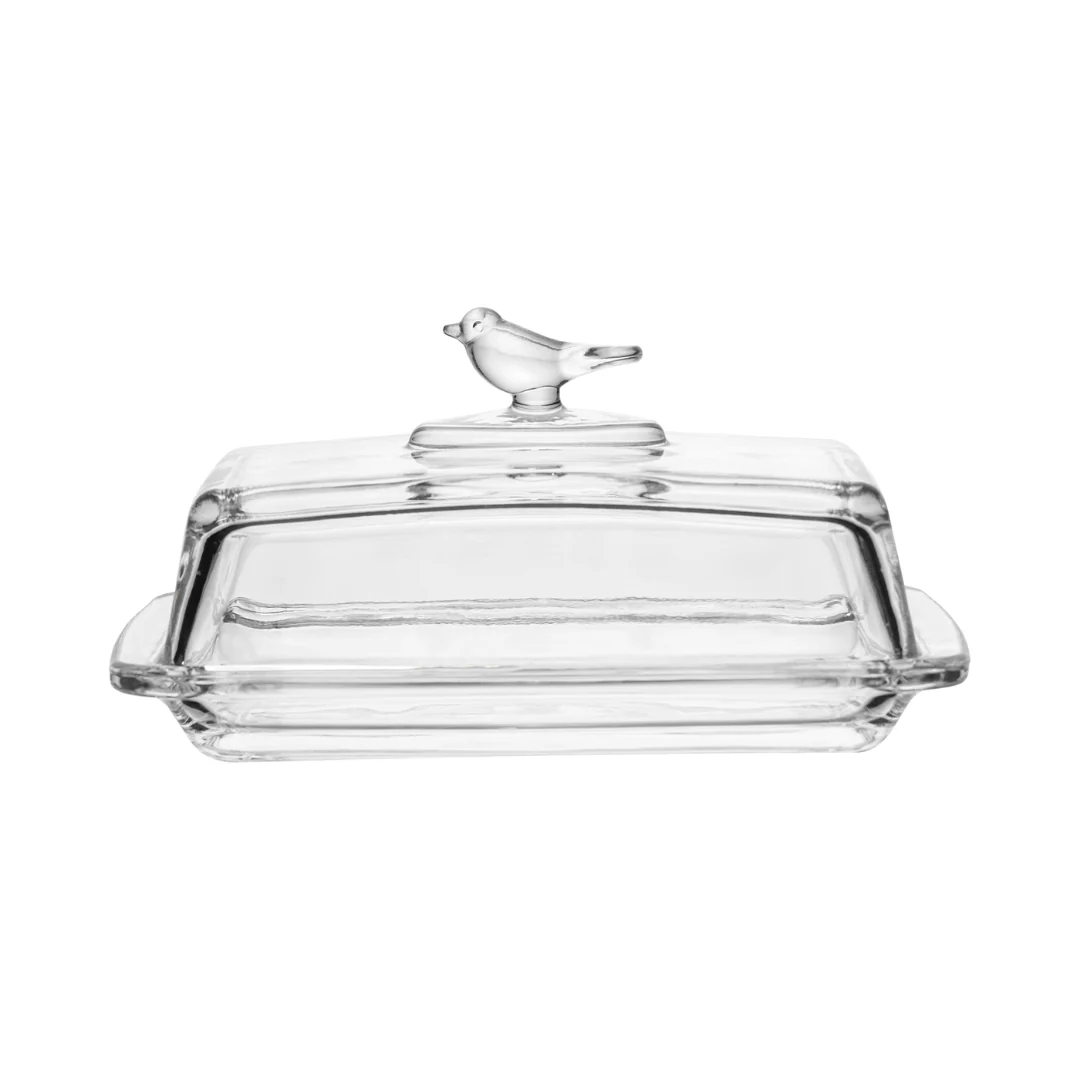Manteigueira Retangular com Tampa Bird Cristal 18cm - Image 7