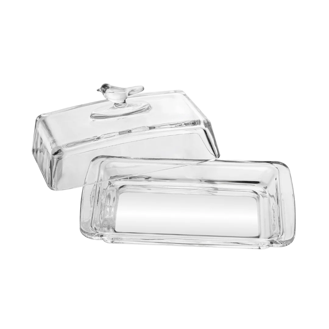 Manteigueira Retangular com Tampa Bird Cristal 18cm - Image 8