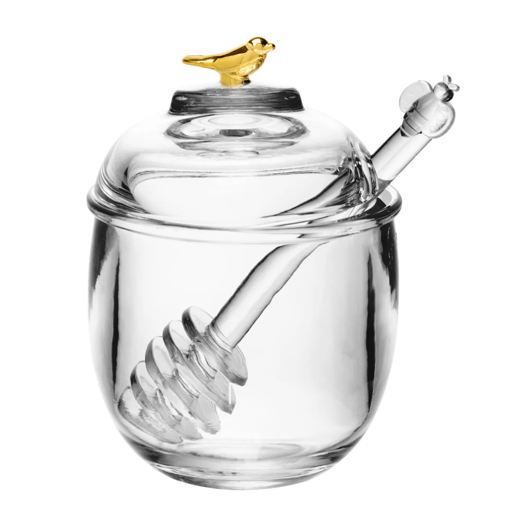 Meleira com Pegador e Tampa de Cristal Golden Bird 150ml - Image 12