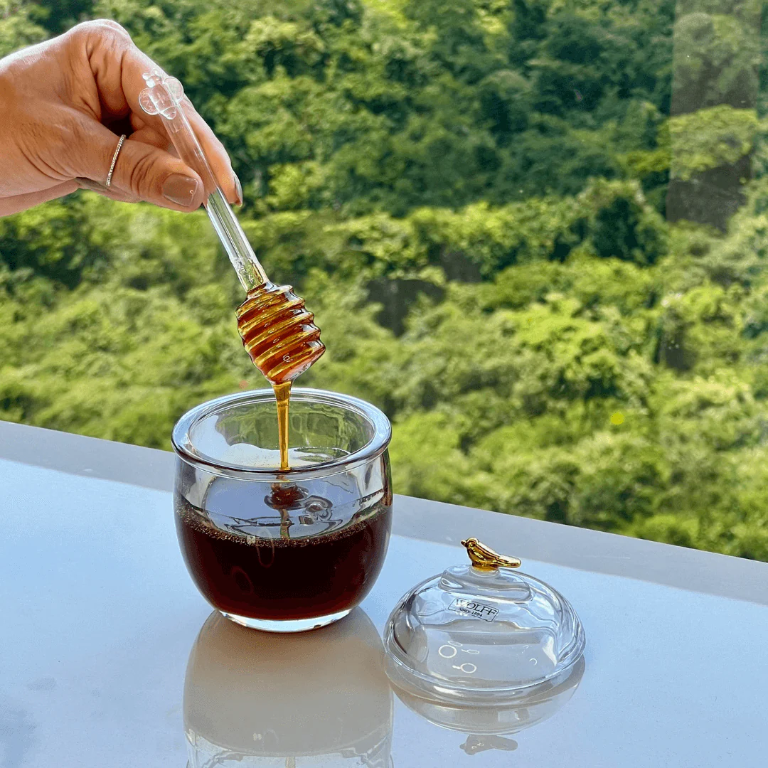Meleira com Pegador e Tampa de Cristal Golden Bird 150ml - Image 3
