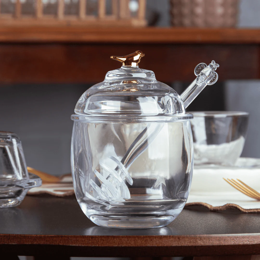 Meleira com Pegador e Tampa de Cristal Golden Bird 150ml - Image 5