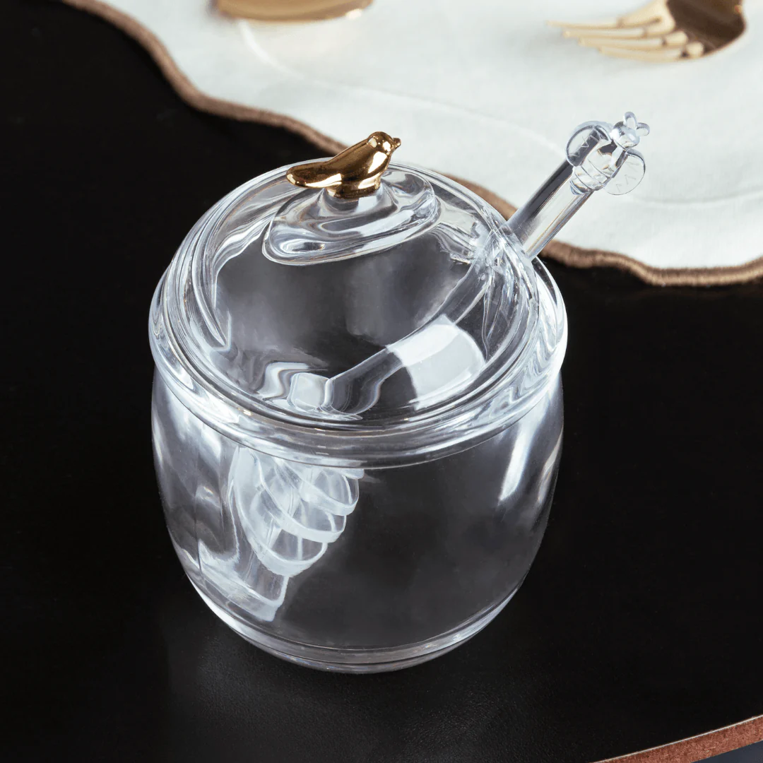 Meleira com Pegador e Tampa de Cristal Golden Bird 150ml - Image 6