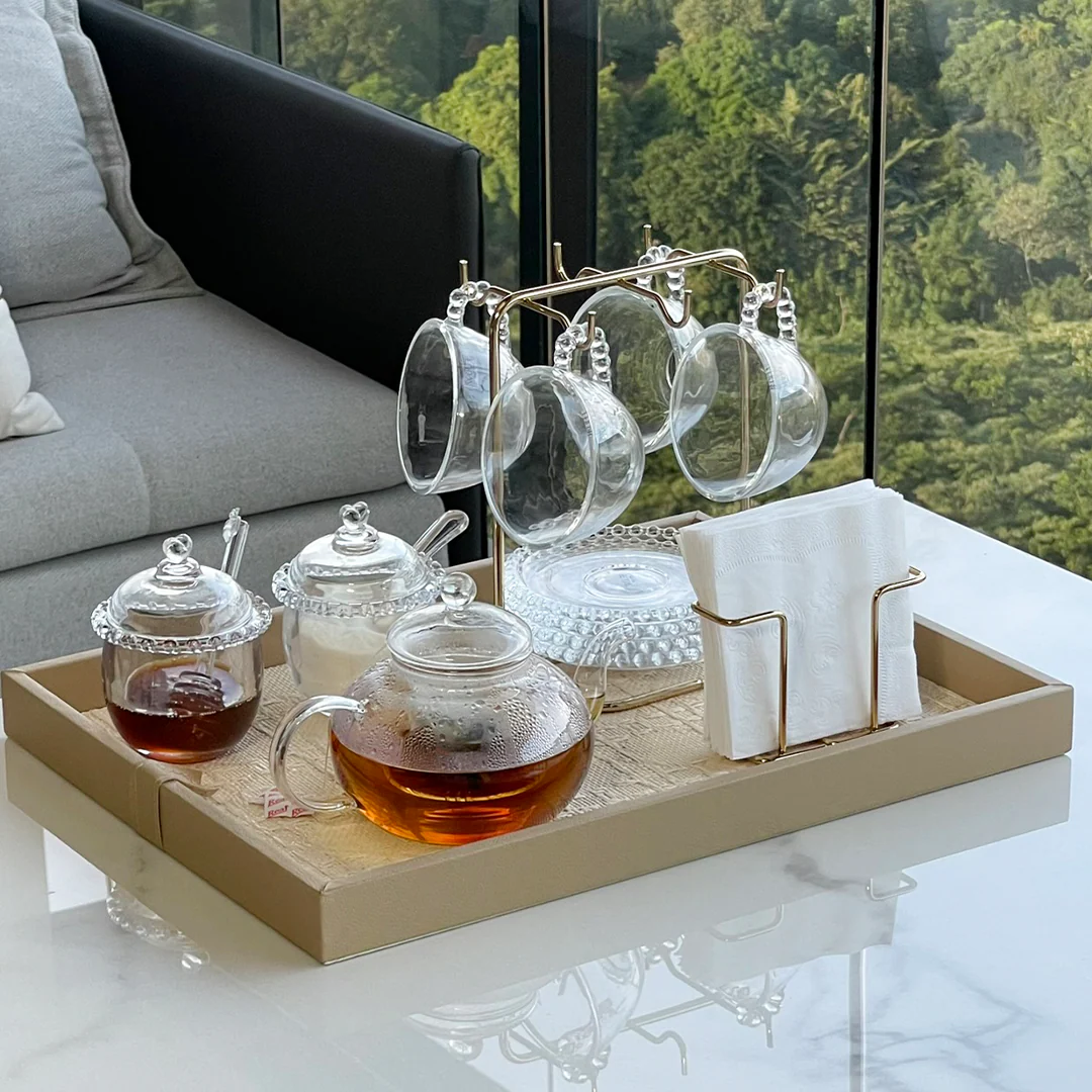 Meleira de Cristal Chumbo com Pegador e Detalhes em Formato de Coração - Image 8