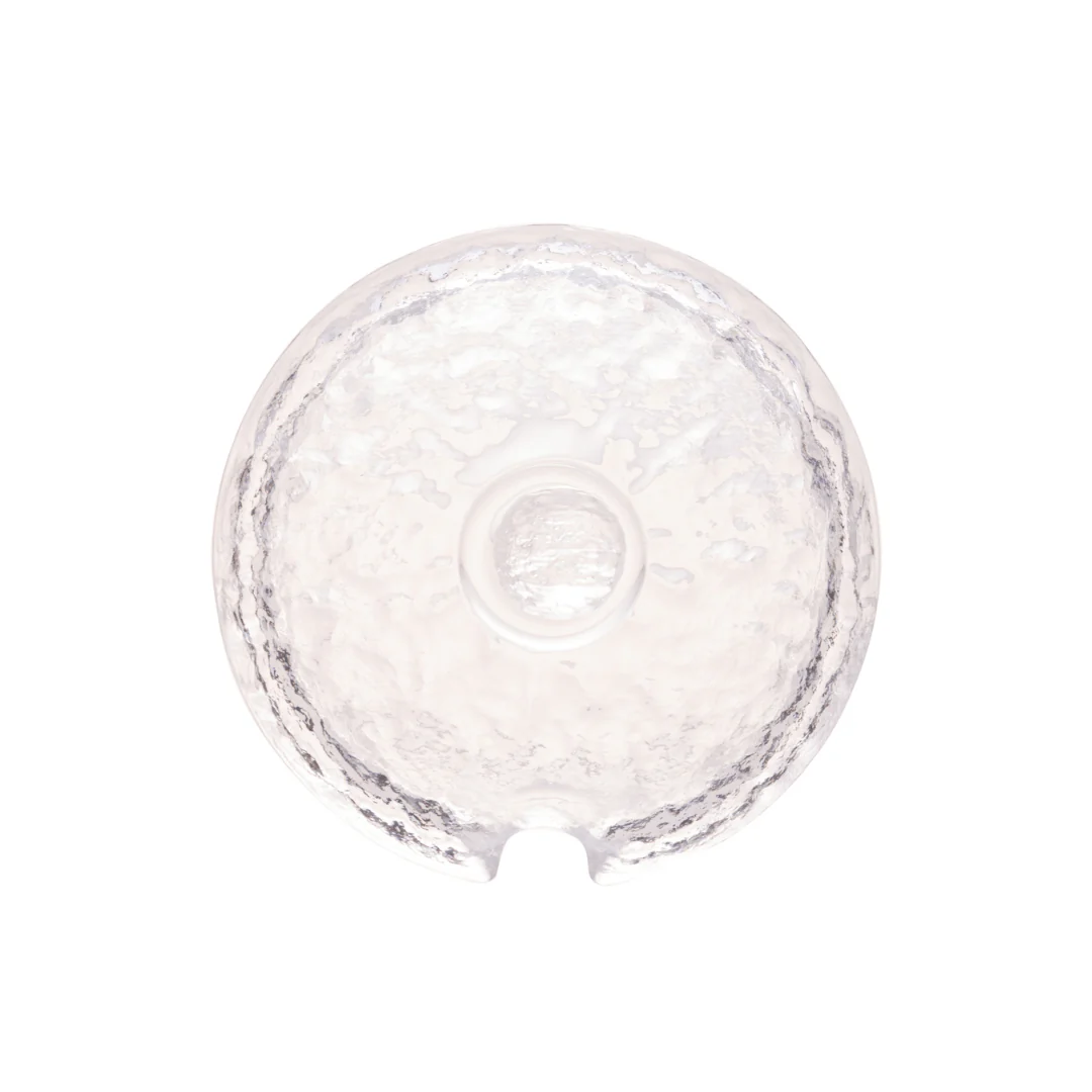 Meleira de Cristal Martelado com Colher e Tampa com Fio de Ouro Petra - Image 14