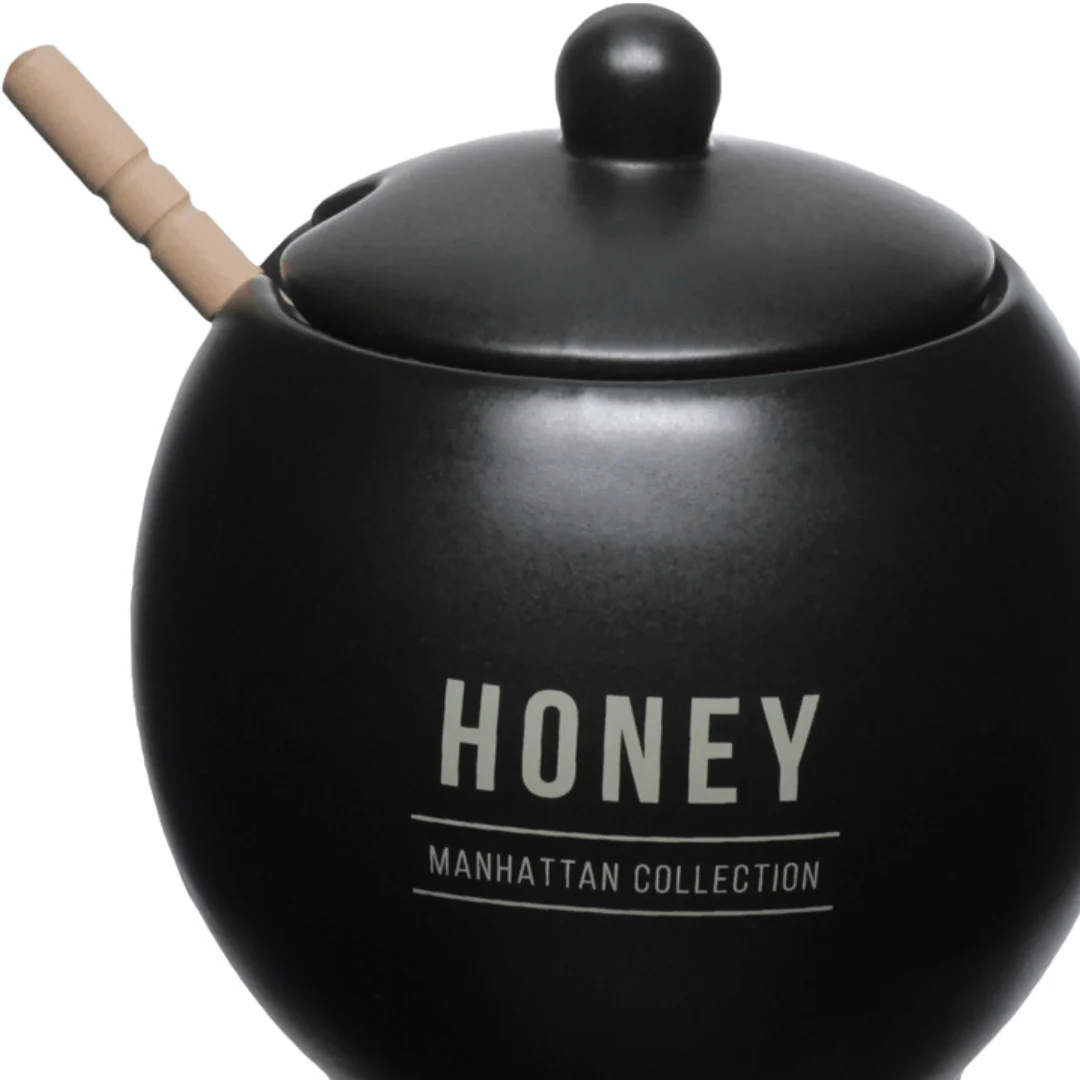 Meleira de Porcelana Manhattan Preta 350ml - Image 3