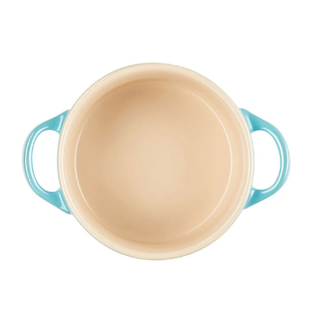 Mini Cocotte Caçarola Cerâmica Azul Caribe Le Creuset - Image 5