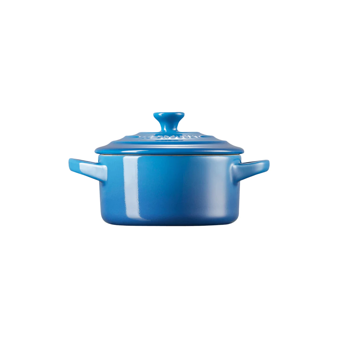Mini Cocotte Caçarola Cerâmica Azul Marseille Le Creuset - 14 cm - Image 3