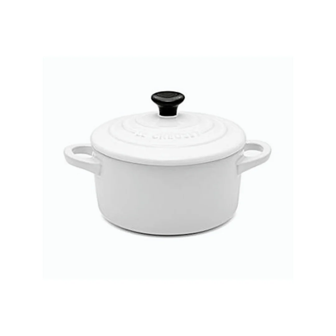 Mini Cocotte Caçarola Cerâmica Branca Le Creuset - 14 cm - Image 11