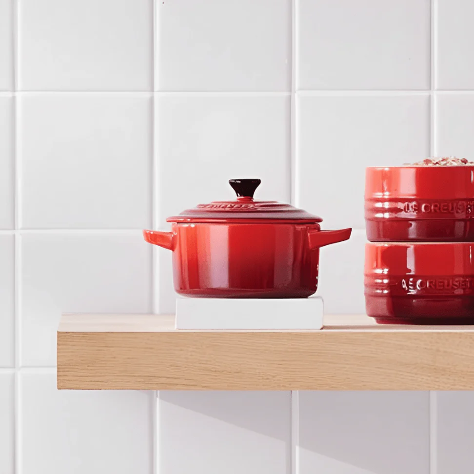 Mini Cocotte Caçarola Cerâmica Vermelha Le Creuset - 14 cm - Image 3