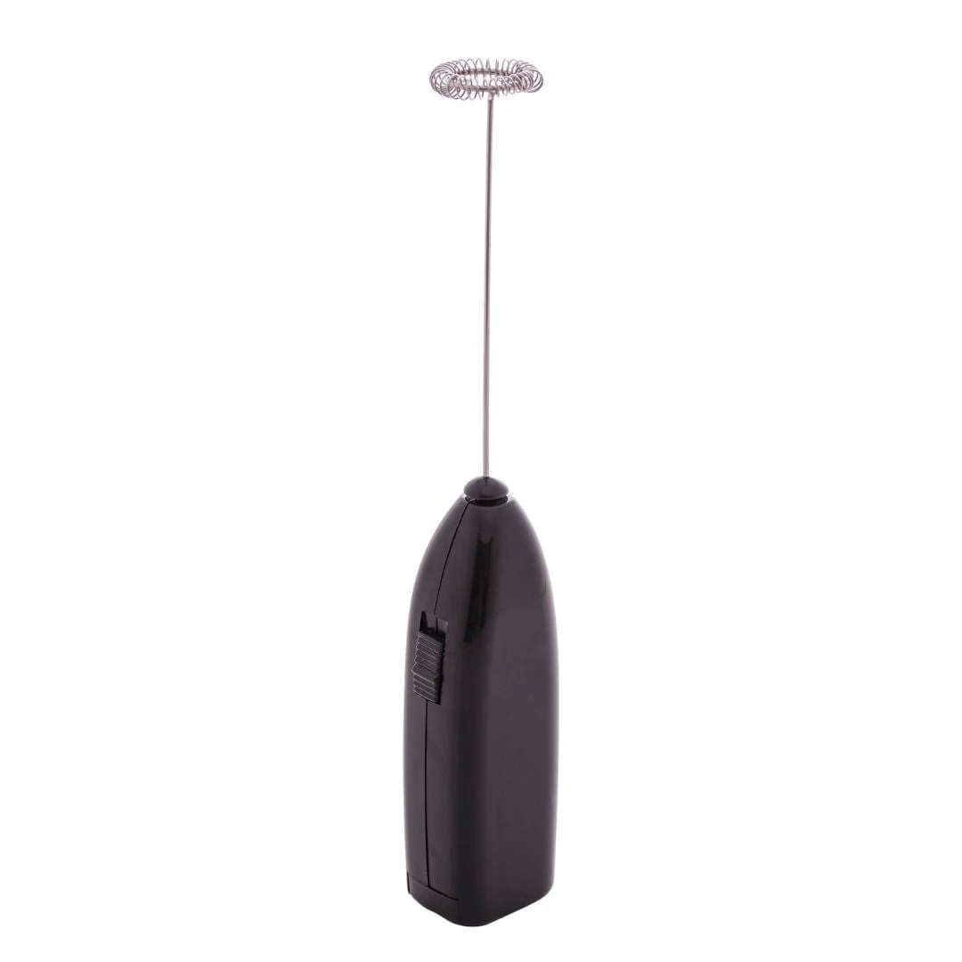 Mini Mixer Elétrico para Bebidas em Aço Inox e Plástico Preto - Image 3