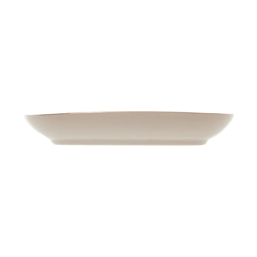 Mini Prato Decorativo Porcelana Leaf Quadrado - 11 cm - Image 4