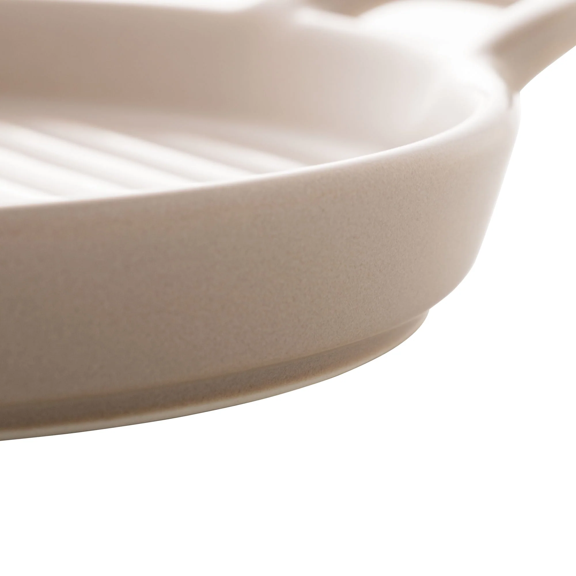 Mini Travessa Grill Redonda Porcelana Nordica Cinza Matt - 20 cm - Image 2
