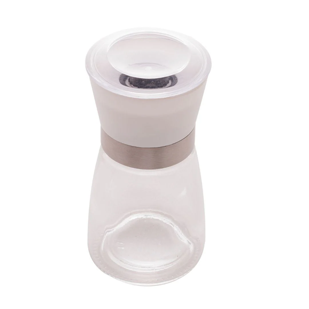 Moedor de Tempero em Vidro com Tampa Branca 170ml - Image 2