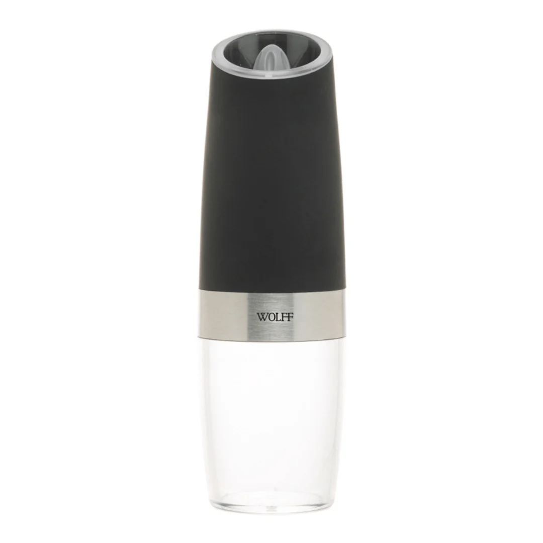 Moedor de Temperos Automatico Gravity em Aço Inox Preto 20cm - Image 5
