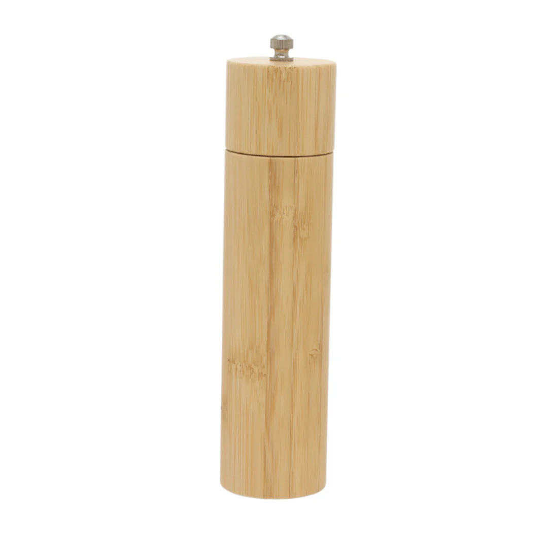 Moedor Manual para Sal e Pimenta Moulin de Bambu 21cm - Image 5